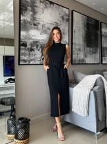 Conjunto Saia Justa Midi Laço na Cintura e Blusa Gola Alta Conjunto Saia Justa Midi Laço na Cintura e Blusa Gola Alta