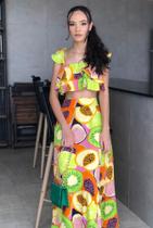 Conjunto saía longa estampado juvenil Conjunto saía longa estampado juvenil