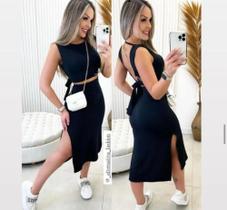 Conjunto ( saia longa preta linho , cropped curto preto linho feminino adulto tamanho M Conjunto ( saia longa preta linho , cropped curto preto linho feminino adulto tamanho M