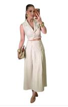 Conjunto Saia Perfect Way Mv 644192 Crú G Conjunto Saia Perfect Way Mv 644192 Crú G