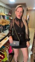 Conjunto saia top e tule tam M Maycloset