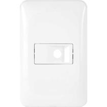 Conjunto Saída De Fio Pial Pop Branco Lgp20f Com Suporte E Placa De Acabamento Conjunto Saída De Fio Pial Pop Branco Lgp20f Com Suporte E Placa De Acabamento