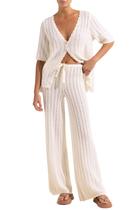 Conjunto Saída de Praia Imily Bela com Calça de Crochê