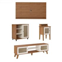 Conjunto Sala Charlotte + Painel Slim Conjunto Sala Charlotte + Painel Slim