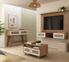 Conjunto Sala de Estar: Aparador + Painel + Mesa de Centro