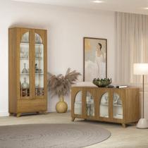 Conjunto Sala de Estar Buffet e Cristaleira Murano