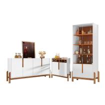 Conjunto Sala De Estar Completo Seville Branco Cedro Conjunto Sala De Estar Completo Seville Branco Cedro