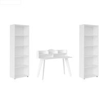 Conjunto Sala de Estar: Escrivaninha Sofia+ 2 Estantes Multy