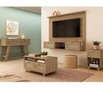 Conjunto Sala de Estar Mesa de Apoio e Mesa de Centro e Aparador e Painel Conjunto Sala de Estar Mesa de Apoio e Mesa de Centro e Aparador e Painel