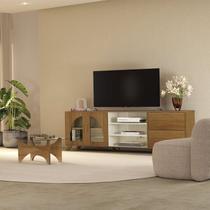Conjunto Sala de Estar Mesa de Centro Levitá e Rack Murano Conjunto Sala de Estar Mesa de Centro Levitá e Rack Murano