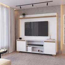 Conjunto Sala de Estar Rack 2 Portas com Painel para Tv até 42 Polegadas Benevello