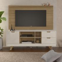 Conjunto Sala de Estar: Rack Michigan e Painel Slim - ARTELY Conjunto Sala de Estar: Rack Michigan e Painel Slim - ARTELY