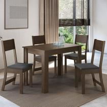 Conjunto Sala de Jantar 1 Mesa 4 Cadeiras Versalhes