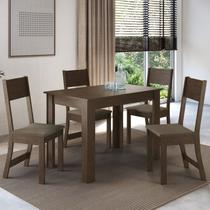 Conjunto Sala de Jantar 1 Mesa 4 Cadeiras Versalhes Conjunto Sala de Jantar 1 Mesa 4 Cadeiras Versalhes