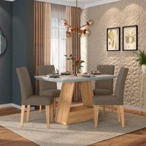 Conjunto Sala De Jantar 4 Cadeiras ávila Cinamomo Conjunto Sala De Jantar 4 Cadeiras ávila Cinamomo