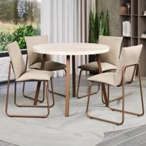 Conjunto Sala De Jantar 4 Cadeiras Bolzano Carraro Petra E Rosê Conjunto Sala De Jantar 4 Cadeiras Bolzano Carraro Petra E Rosê