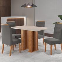 Conjunto Sala de Jantar 4 Cadeiras Fran Conjunto Sala de Jantar 4 Cadeiras Fran