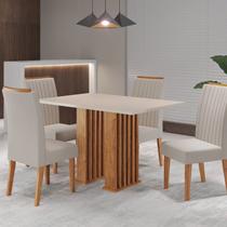 Conjunto Sala de Jantar 4 Cadeiras Fran Conjunto Sala de Jantar 4 Cadeiras Fran