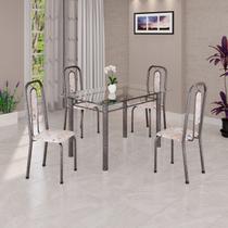 Conjunto Sala de Jantar 4 Cadeiras Lívia Conjunto Sala de Jantar 4 Cadeiras Lívia