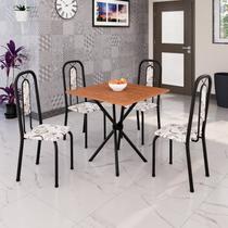 Conjunto Sala de Jantar 4 Cadeiras Lívia