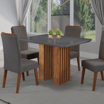 Conjunto Sala de Jantar 4 Cadeiras Vegas