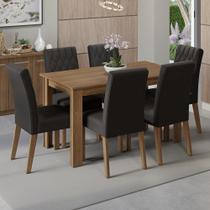 Conjunto Sala De Jantar 6 Cadeiras Allegro Madesa Rustic. Conjunto Sala De Jantar 6 Cadeiras Allegro Madesa Rustic.
