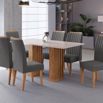 Conjunto Sala de Jantar 6 Cadeiras Fran Conjunto Sala de Jantar 6 Cadeiras Fran