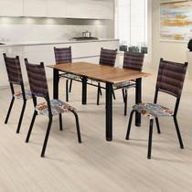 Conjunto Sala de Jantar 6 Cadeiras Singapura Conjunto Sala de Jantar 6 Cadeiras Singapura