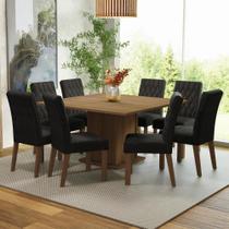 Conjunto Sala De Jantar 8 Cadeiras Leila Madesa Rustic Conjunto Sala De Jantar 8 Cadeiras Leila Madesa Rustic