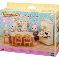 Conjunto Sala de Jantar Classica Sylvanian Families - Epoch 5340 Conjunto Sala de Jantar Classica Sylvanian Families - Epoch 5340