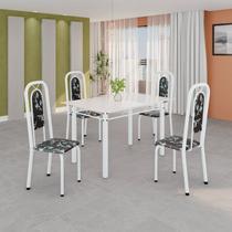 Conjunto Sala de Jantar com 4 Cadeiras Lara Conjunto Sala de Jantar com 4 Cadeiras Lara