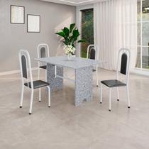 Conjunto Sala de Jantar com 4 Cadeiras Lara Conjunto Sala de Jantar com 4 Cadeiras Lara