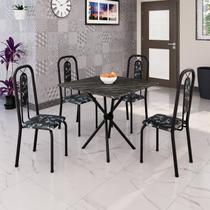 Conjunto Sala de Jantar com 4 Cadeiras Lívia Conjunto Sala de Jantar com 4 Cadeiras Lívia