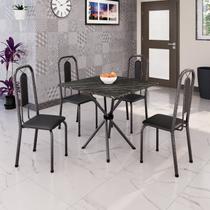 Conjunto Sala de Jantar com 4 Cadeiras Lívia
