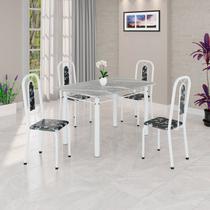 Conjunto Sala de Jantar com 4 Cadeiras Lívia Conjunto Sala de Jantar com 4 Cadeiras Lívia