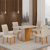 Conjunto Sala de Jantar com 4 Cadeiras Miami