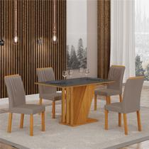 Conjunto Sala de Jantar com 4 Cadeiras Miami Yescasa