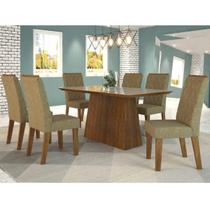 Conjunto Sala de Jantar com 6 Cadeiras Escocia Espresso Móveis