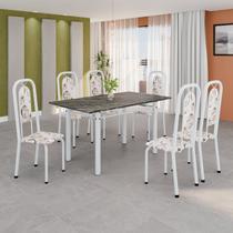 Conjunto Sala de Jantar com 6 Cadeiras Lara