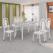 Conjunto Sala de Jantar com 6 Cadeiras Lara