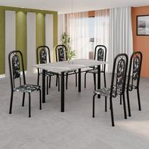 Conjunto Sala de Jantar com 6 Cadeiras Lara