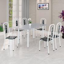 Conjunto Sala de Jantar com 6 Cadeiras Lívia