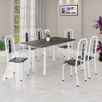 Conjunto Sala de Jantar com 6 Cadeiras Lívia