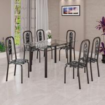 Conjunto Sala de Jantar com 6 Cadeiras Lívia
