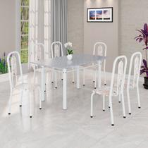 Conjunto Sala de Jantar com 6 Cadeiras Lívia