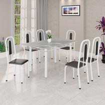 Conjunto Sala de Jantar com 6 Cadeiras Lívia Conjunto Sala de Jantar com 6 Cadeiras Lívia