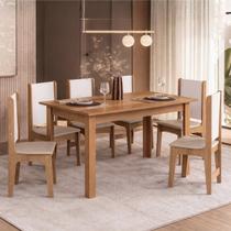 Conjunto Sala de Jantar com 6 Cadeiras Luana Yescasa Conjunto Sala de Jantar com 6 Cadeiras Luana Yescasa