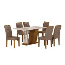 Conjunto Sala de Jantar com 6 Cadeiras Miami Yescasa