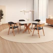 Conjunto Sala de Jantar com Tampo de Vidro Donna 4 Cadeiras Gaia material sintético