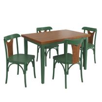 Conjunto Sala de Jantar e Cozinha Com 4 Cadeiras Y Madeira Maciça Conjunto Sala de Jantar e Cozinha Com 4 Cadeiras Y Madeira Maciça